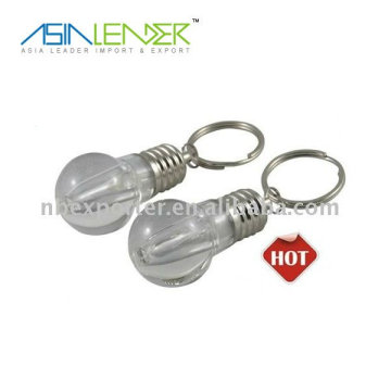 Mini bulb keychain light with rainbow colors